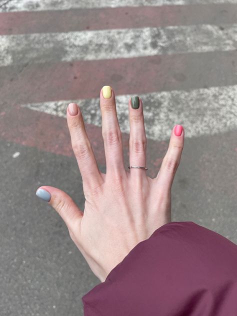 Spring Color Palette Nails, Color Palette Nails, Nails 2022 Spring, Palette Nails, Trendy Nails 2022, 2023 Nail, Nail Color Trends, Spring Color Palette, Nails 2022