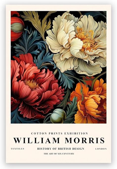 Amazon.com: TrhjumpQx William Morris Poster William Morris Wall Art William Morris Prints Exhibition Print Vintage Wall Art Textiles Art Vintage Poster for Living Room Bedroom Bird Animals Art 8x12inch Unframed: Posters & Prints William Blake Paintings, William Blake Art, Pink Peonies Art, William Morris Prints, Geometric Artists, William Morris Poster, Textiles Art, Poster For Living Room, Peony Art