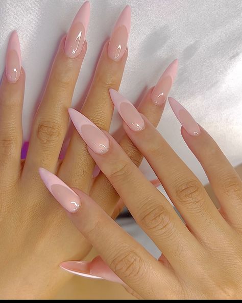 Pink Tips, Wow Nails, Blush Nails, Classy Acrylic Nails, Soft Nails, Nagel Inspo, Pink Acrylic Nails, Fire Nails, Fancy Nails