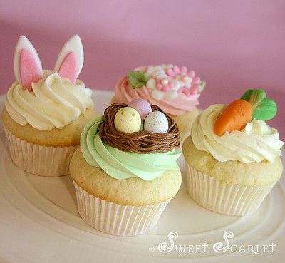 Easter Cupcake Ideas, Mini Patisserie, Easter Baking, Easter Goodies, Easter Cake, Easter Cupcakes, Easter Dessert, Easter Cakes, Easter Treats