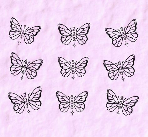 777 Tattoo Butterfly, 777 Tattoo With Butterfly, Changing Butterfly Tattoo, 222 Tattoo With Butterfly, Butterfly 222 Tattoo, Lovebomb Tattoo, 333 Butterfly Tattoo, 777 Butterfly Tattoo, 444 With Butterfly Tattoo