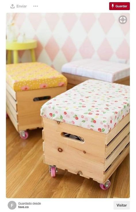 Diy Holz, California Dreaming, Big News, Room Organization, Toy Storage, Pallet Furniture, Furniture Projects, Pallet Diy, Diy Storage