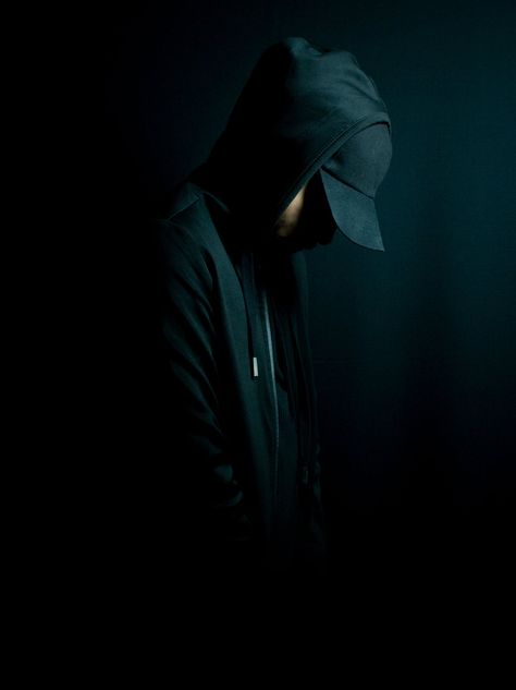 Free Man in Black Hoodie and Cap Stock Photo Free Man, Man In Black, Black Cap, In The Dark, Black Hoodie, Free Stock Photos, High Resolution, Resolution, Stock Photos