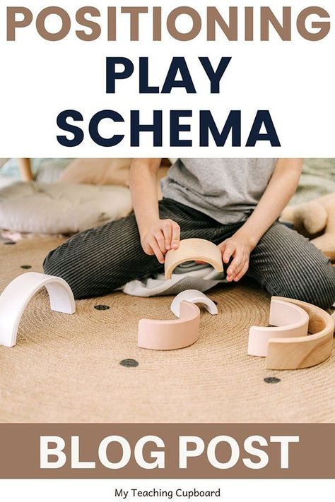 The positioning schema is a play schema commonly observed in preschool and kindergarten children. If you have children interested in sorting objects or continuously lining them up, then you have children developing the positioning play schema. Learn more about this play schema and discover some practical tips and activities to support this play schema in the early years classroom. Schemas Early Years, Play Based Classroom, Reggio Emilia Classroom, Early Childhood Education Activities, Early Years Classroom, Early Years Educator, Early Childhood Teacher, Early Childhood Classrooms, Reasoning Skills