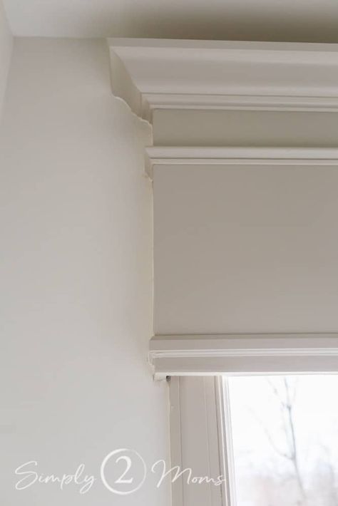 Wooden Valances For Windows, Window Valance Box, Wood Window Valance, Molding Around Windows, Wood Valances For Windows, Wooden Valance, Window Valence, Wood Cornice, Wood Valance