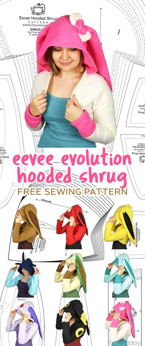 Shrug Pattern, Plushie Patterns, Sewing Stuffed Animals, Sew Ins, Trendy Sewing, Free Sewing Pattern, Techniques Couture, Creation Couture, Plush Pattern