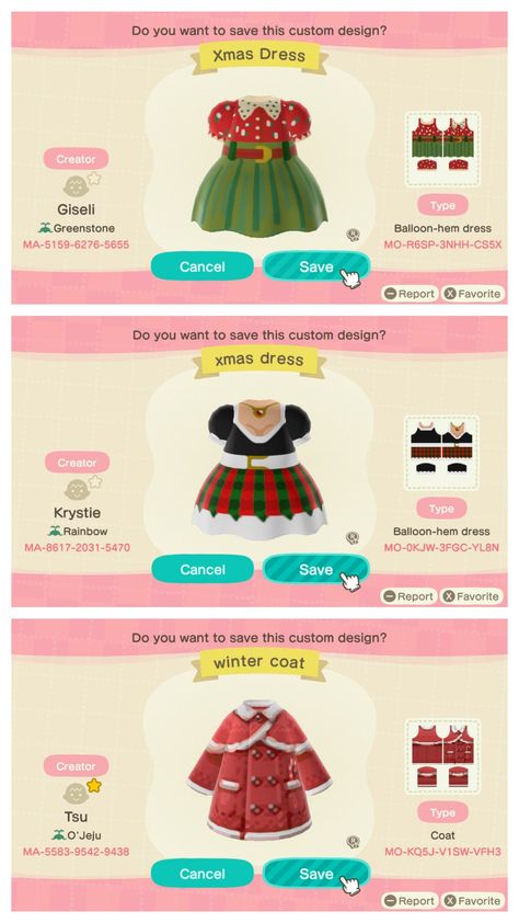 Christmas Outfit Animal Crossing, Acnh Winter Island Names, Animal Crossing Design Codes Clothes Christmas, Acnh Christmas Clothes, Acnh Winter Clothes, Animal Crossing Christmas Clothes, Acnh Clothes Pattern Grid Christmas, Animal Crossing New Years Dress, Animal Crossing Christmas Design Codes