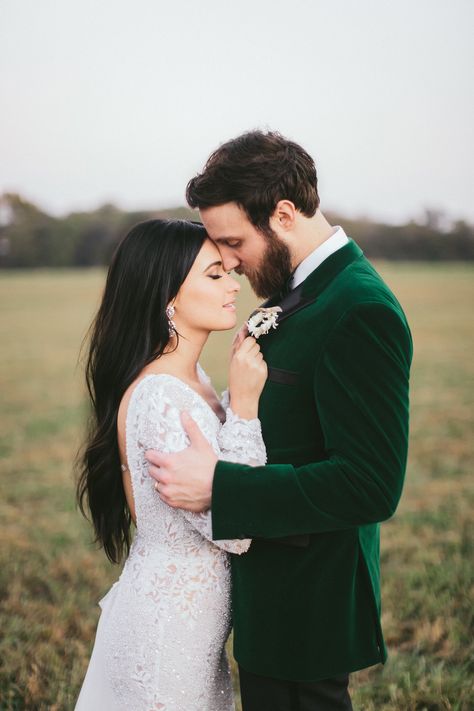 Ruston Kelly, Couple Style, Emerald Wedding, Tennessee Wedding, Green Suit, Estes Park, Groom Attire, Wedding Guide, Wedding Poses