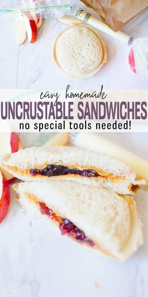 Homemade Uncrustables Recipe - Cooking With Karli Homemade Uncrustables, Easy Toddler Snacks, Daycare Meals, Cooking With Karli, Road Trip Food, Healthy Toddler Meals, Whats For Lunch, Make School, Summer Lunch