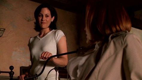 Monica Reyes is a great X Files character!!! Dana Scully And Monica Reyes, Monica Reyes X Files, Monica Reyes, Mitch Pileggi, Atticus Ross, Annabeth Gish, Mulder Scully, Dana Scully, Fox Mulder