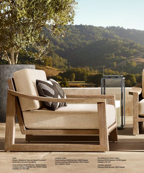 RH Source Books RH Outdoor 281 Rh Outdoor Furniture, Restoration Hardware Outdoor Furniture, Rh Furniture, Rh Outdoor, Restoration Hardware Outdoor, Wood Lounge Chair, Weathered Teak, Digital Publication, Grand Hyatt