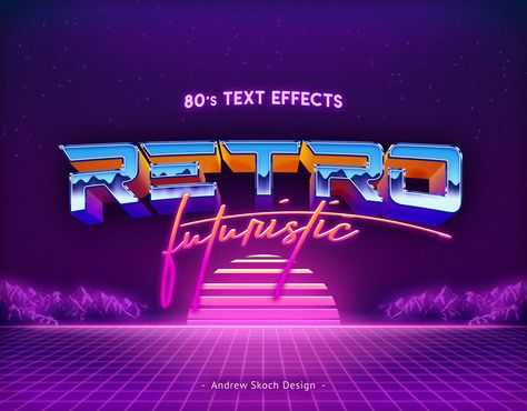 80s Retro Text Effects vol.2 #80s #80's #type #retro #80sfashion #80stype #texteffect #photoshop #typography #lettering #synthwave #vaporwave #retro #aesthetic Photoshop Typography, Photoshop Text Effects, Retro Text, Retro Wave, Photoshop Text, New Retro Wave, Neon Logo, Free Script Fonts, Typography Lettering