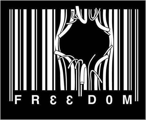 FREEDOM Barcode Barcode Design, Seven Nation Army, Brand Ideas, Tshirt Printing Design, Bar Code, Dope Cartoon Art, Classy Aesthetic, Shirt Print Design, Typography Tshirt