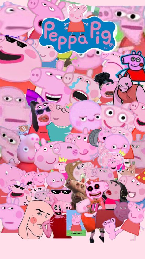 Peppapiggy Preppy Peppa Pig Wallpaper, Peppa Pig Wallpaper, Pig Wallpaper, Peppa Pig, Create Collage, Creative Play, Cut Out, Wallpapers, Energy