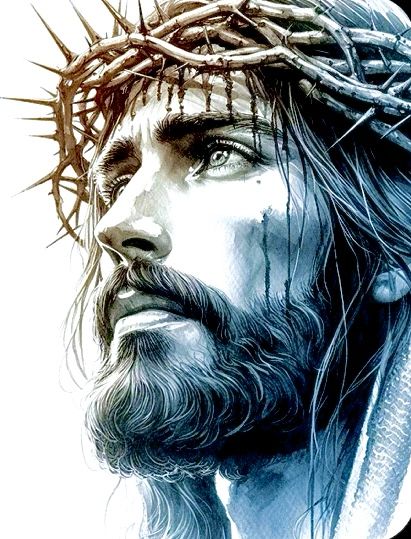 Jesus Crucified Wallpaper, Jesus Face Drawing, Lds Pictures Of Jesus Christ, Jesus Painting Ideas, Jesus Reference, Drawing Of Jesus Christ, Real Image Of Jesus, Christ Drawing, Jesus Carrying The Cross