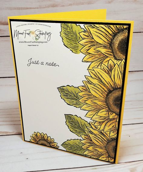 Stampin Up Celebrate Sunflowers, Stamp Techniques, Stampin Up Birthday Cards, Sunflower Cards, Sun Flowers, Hand Made Greeting Cards, Ctmh Cards, Cards Ideas, Friendship Cards