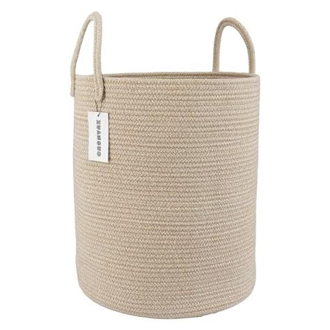 Rope Laundry Basket, Basket For Living Room, Basket Hamper, Towel Basket, Nursery Hamper, Laundry Cart, Rope Baskets, Dirty Clothes Basket, Blanket Basket