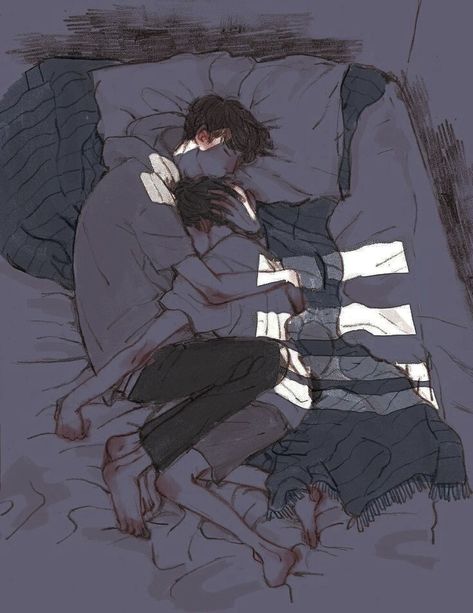 Crush Art, The Night We Met, Night We Met, Arte Inspo, Bed Time, Arte Fantasy, Couple Drawings, Park Chanyeol, Bastille