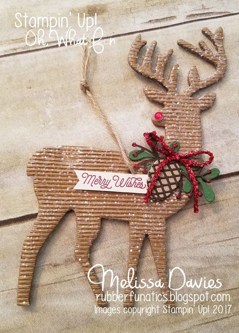 use corrugated paper for reindeer die Painted Reindeer, Swirly Fonts, Christmas Advent Calendar Diy, Steampunk Christmas, Reindeer Ornament, Christmas Crafts To Make, Corrugated Paper, Diy Advent Calendar, Cowboy Christmas