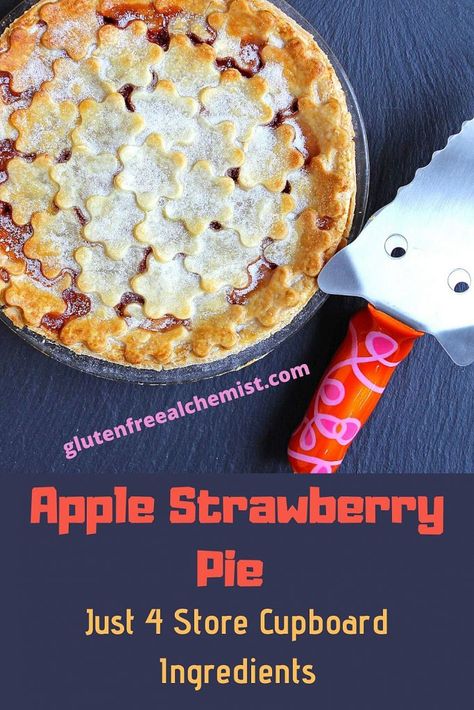 Kids Snack Food, Strawberry Pie Recipe, Gluten Free Pastry, Store Cupboard, Bake Sale Recipes, Food Blogging, Fruit Pie, Savoury Baking, Strawberry Pie