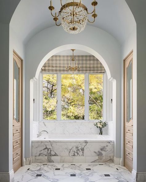 Olivia Curtis on Instagram: "Snow day ❄️ 📷: @joshwacaldwell" French Chateau Bathroom, French Blue Bathroom, Chateau Bathroom, Blue Bathroom Design, Blue Bathrooms Designs, Charleston Homes, Artwork For Home, French Country Cottage, French Chateau