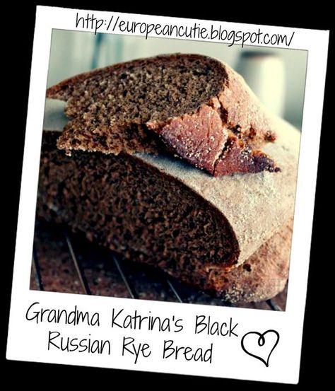 Russian Rye Bread Recipe, Russian Rye Bread, Rye Bread Recipe, Reuben Sandwiches, Black Bread, Rye Bread Recipes, Sausage Dinner, Black Russian, Dinner Bread