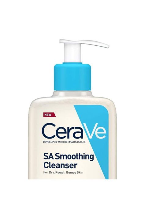 CeraVe SA Smoothing Cleanser, Face and Body Wash for Dry, Rough and Bumpy Skin, SA Smoothing Cleanser, 236 ml (Pack of 1) Cerave Sa Smoothing Cleanser, Aloe On Face, Rough Bumpy Skin, Keratosis Pilaris, Bumpy Skin, Hydrating Cleanser, Moisturizing Face Cream, Facial Moisturizers, Body Cleanser