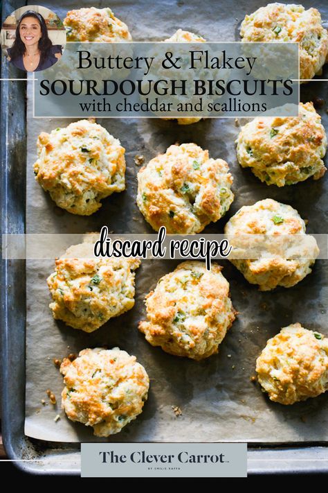 Sourdough Discard Biscuits, Discard Biscuits, Beginner Sourdough, The Clever Carrot, Clever Carrot, Gnocchi Recipes Homemade, Baking Savory, Sourdough Biscuits, Recipes Muffins