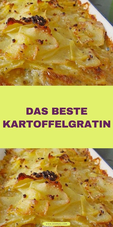 DAS BESTE KARTOFFELGRATIN Gnocchi, Lasagna, Food Blogger, Zucchini, Food And Drink, Butter, Healthy Recipes, Ethnic Recipes, Lasagne