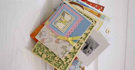 I first saw the idea for a Blessing Ring over a year ago on the blog Bless Our Nest .  Shannon made one for her son and I thought it was suc... Blessing Ring, Bless Our Nest, Diy Bookmarks, A Year Ago, A Blessing, A Year, Things To Think About, Decorative Boxes, Shower