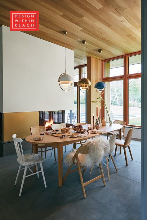 DWR’s modern tables, chairs, and dinnerware are all perfect additions to your modern dining area. Open Plan Ideas, Style Dining Room, Extension Table, Plan Ideas, Comfy Chairs, Design Within Reach, Shaker Style, Chairs For Sale, Folding Chair