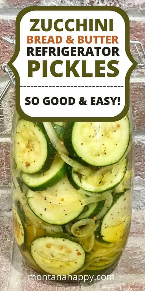 Refrigerator quick pickled zucchini Pickles Homemade Easy, Pickled Zucchini, Pickles Recipes, Butter Zucchini, Refrigerator Pickle Recipes, Easy Pickling Recipes, Pickled Vegetables Recipe, Quick Pickles, Pickle Recipes Homemade