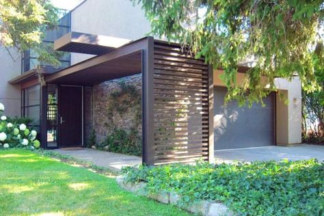 Elegant residence by z axis design Modern Residential Architecture, Canopy Architecture, Wooden Canopy, Backyard Canopy, Modern Pergola, Garden Canopy, Diy Canopy, Patio Canopy, Wooden Pergola