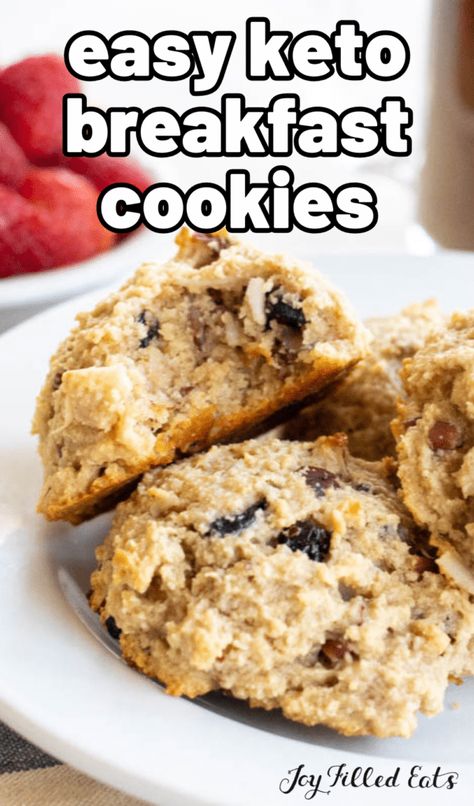 Keto Breakfast Cookies, Dream Breakfast, Apartment Recipes, Coffee Keto, Keto Flour, Thm Breakfast, Breakfast Cookie, Low Carb Cheesecake Recipe, Breakfast Cookie Recipe