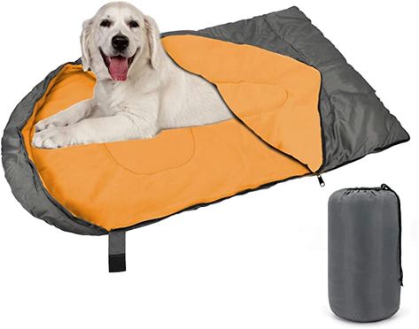 Amazon.com : Kawuneeche Dog Sleeping Bag Portable Waterproof Dog Bed with Storage Bag for Dog Outdoor Indoor Travel Camping Hiking Backpacking Pet Sleeping Bed (Orange) : Pet Supplies Camping Dog Bed, Dog Sleeping Bag, Dog Travel Bed, Waterproof Dog Bed, Dog Sleeping, Orange Bedding, Dog Camping, Hiking Backpacking, Bed With Storage