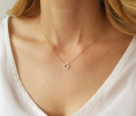 Dainty circle necklace, Karma necklace, Gold circle necklace, Minimalist necklace, Layering necklace, Tiny pendant necklace, Gold necklace Danty Necklace, Tiny Pendant Necklace, Gold Circle Necklace, Karma Necklace, Tiny Pendant, Dainty Diamond Necklace, Minimal Necklace, Necklace Layering, Gold Circle