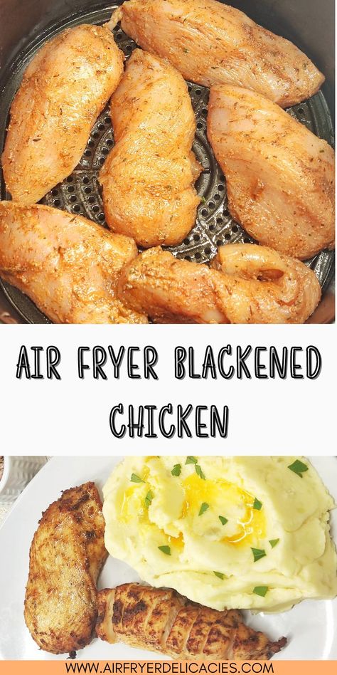 Easy and yummy recipe for blackened  chicken breast recipe Air Fryer Blackened Chicken, Easy Blackened Chicken, Blackened Chicken Recipe, Blackened Chicken, Dried Thyme, Summer Recipes Dinner, Cayenne Pepper, Summer Dinner, Cayenne Peppers