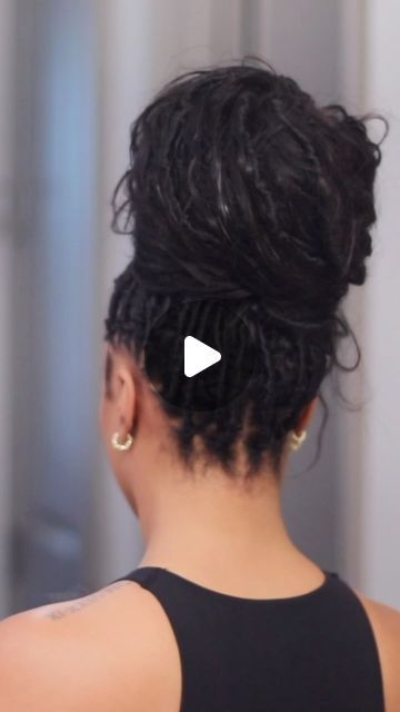 Crochet Locs Updo Hairstyles, Crochet Hair Wedding Styles, How To Style Boho Locs, How To Wash Extensions Hair, Crochet Braid Updo Hairstyles, Boho Locs With Human Hair, Boho Crochet Locs, Soft Locs Updo Hairstyles, Crochet Locs Hairstyles For Women