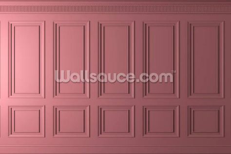 Pink Panels Pink Panelling, White Wood Paneling, Print Sofa, Tropical Living Room, Tartan Wallpaper, Panel Wallpaper, Wood Panelling, 3d Wallpaper Mural, Collage Mural