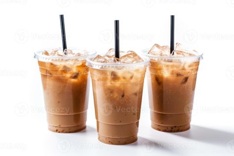 stock photo of Iced coffee in plastic cups with straw isolated food photography Plastic Cup With Straw, Baby Reveal Party, Cup Art, Cityscape Photos, Baby Reveal, Reveal Party, Plastic Cups, Cup With Straw, Custom Illustration