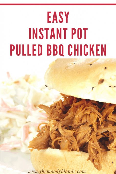 Pulled Bbq Chicken, Crockpot Bbq Chicken, Chicken Instant Pot, Shredded Bbq Chicken, Chicken Diet, Bbq Chicken Crockpot, Chicken Bbq, Slow Cooker Pulled Pork, Pulled Chicken