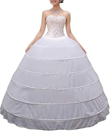 Crinoline Hoop Petticoats Skirt Slips Floor Length Underskirt for Wedding Dress 2024 Bridal Dresses Ball Gown, Hoop Petticoat, White Long Skirt, Hoop Skirt, Pink Wedding Dress, Sleeve Wedding Dress, A Wedding Dress, Ball Gown Dresses, Ball Gowns Wedding