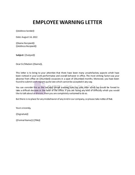 Warning Letter For Employee, How To Write A Query Letter, Application Letter For Employment, Metal Wall Decor Living Room, Firing An Employee, Query Letter, Improve Writing Skills, Health Fitness Food, Improve Writing