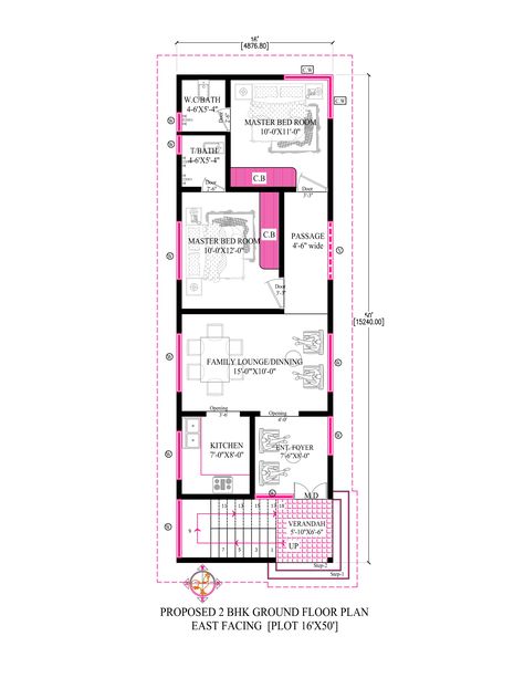 These 16×50 House Plans have following Plans:- 16×50 house plan 2 bhk, 16×50 house plan 3bhk, 16×50 house plan with car parking, 16×50 duplex house plan, 16×50 house plan east facing. 16 By 50 House Plan, 16×60 House Plan, 17x40 House Plans 2bhk, 16×40 House Plan, 16×50 House Plan, 15×50 House Plan, Small Duplex House Plans, 20 50 House Plan, Drawing House Plans