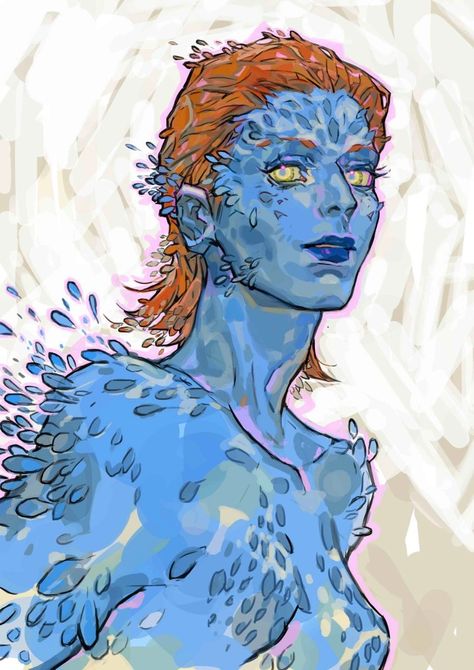 Mutants Xmen, Mystique Xmen, Mystique Marvel, Eurythmics Sweet Dreams, Xmen Art, Marvel Xmen, Marvel Fan Art, Superhero Art, Xmen