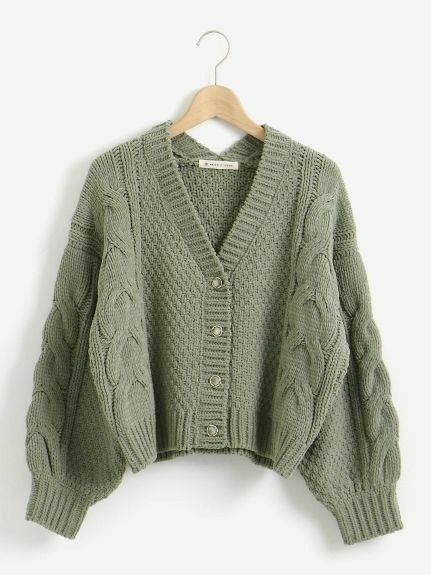 Outfit Png, K Fashion, Green Cardigan, Cardigan Pattern, Free Crochet Patterns, 가을 패션, Kawaii Clothes, How To Crochet, New Classic