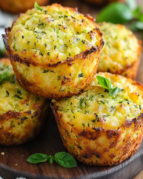 Parmesan Zucchini Potato Muffins – Savory & Easy Recipe - optimal recipes Zucchini Potato Muffins, Zucchini Muffins Recipes, Zucchini And Potatoes, Muffins Savory, Optimal Recipes, Zucchini Muffin, Zucchini Muffin Recipes, Cheesy Snack, Potato Muffins