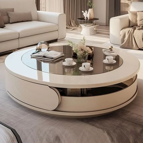 Luxury Small Apartment, Sofa Hall, Coffee Tables Modern, Centre Table Living Room, Unique Shelf, Rectangular Living Rooms, Luxury Sofa Living Room, Center Table Living Room, Living Room Center