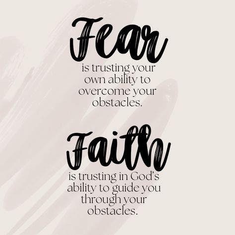 Faith Stronger Than Fear, Fear Vs Faith, Faith Over Fear Scripture, Faith Vs Fear, Lds Motivational Quotes, Overcome Fear Quotes, Fear Quotes Overcoming, Quotes About Overcoming Fear, Faith Over Fear Quotes