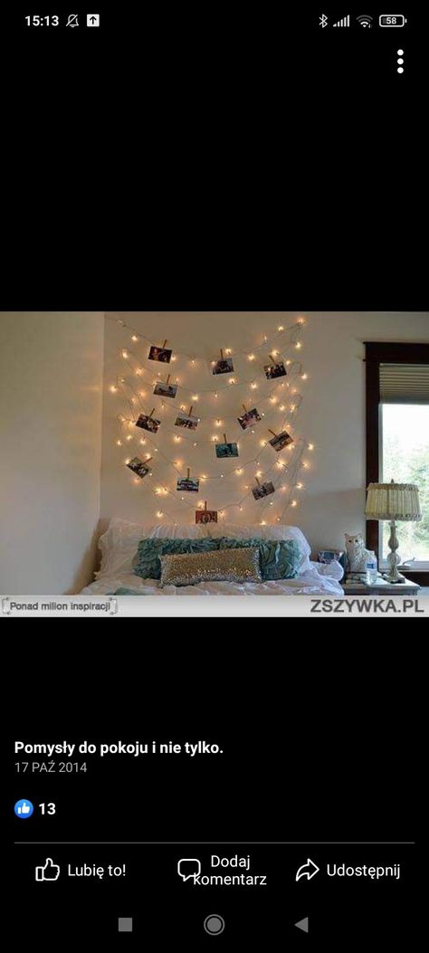 Świetnie wygląda i super się sprawdza Patio Furniture Design, Lights Tumblr, Patio Pictures, Dream Bedrooms, Clean Your Room, Tumblr Rooms, Pisco, Wall Deco, Bedroom Lighting